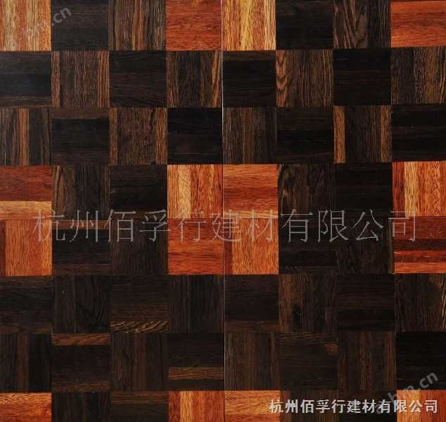 艺术-编织毯--碳化白橡木+印加木