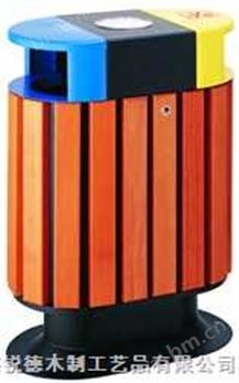 海锐德出品钢木环保垃圾桶